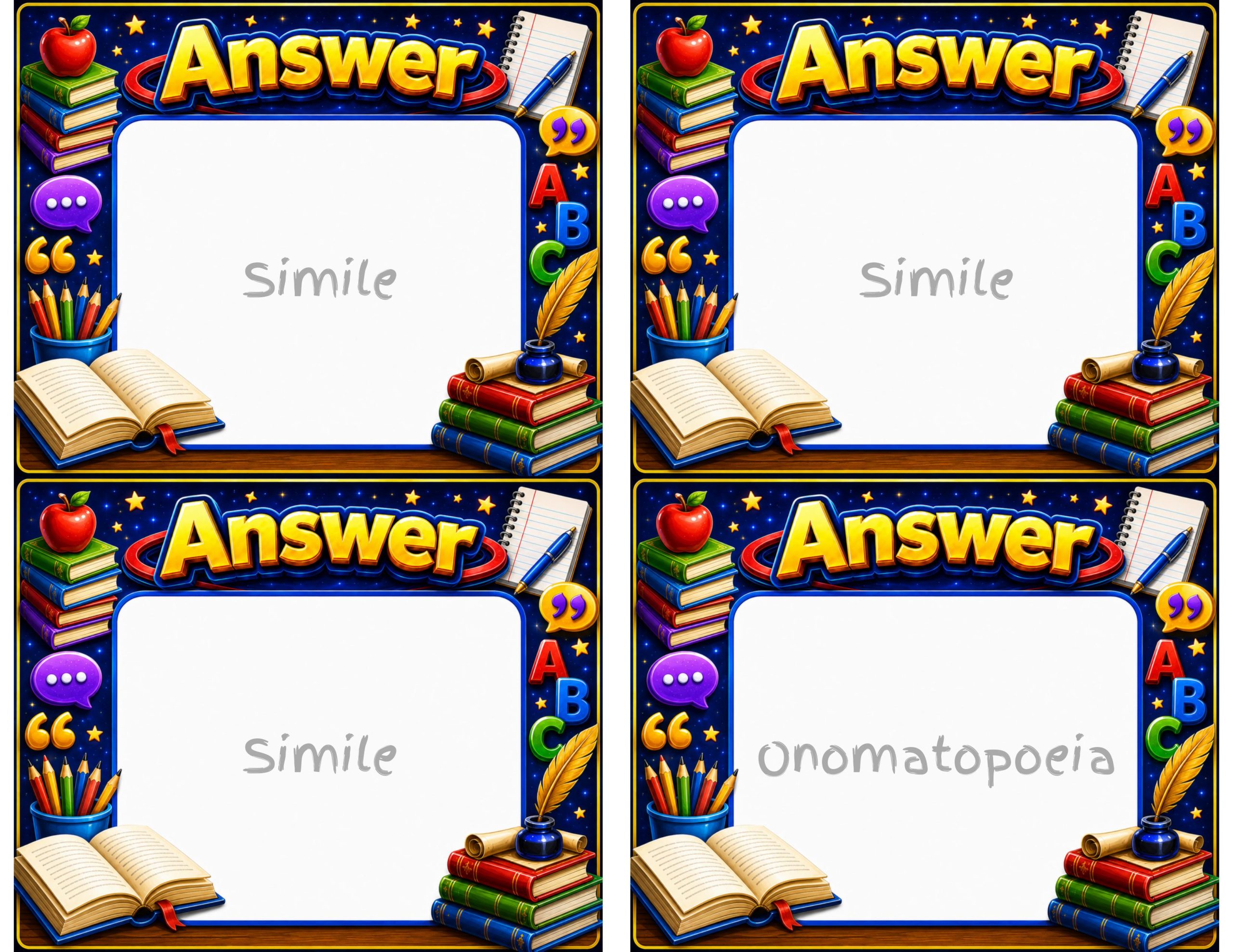 Spin the Deck – Figurative Language | Literary Devices and Reading Comprehension Cards