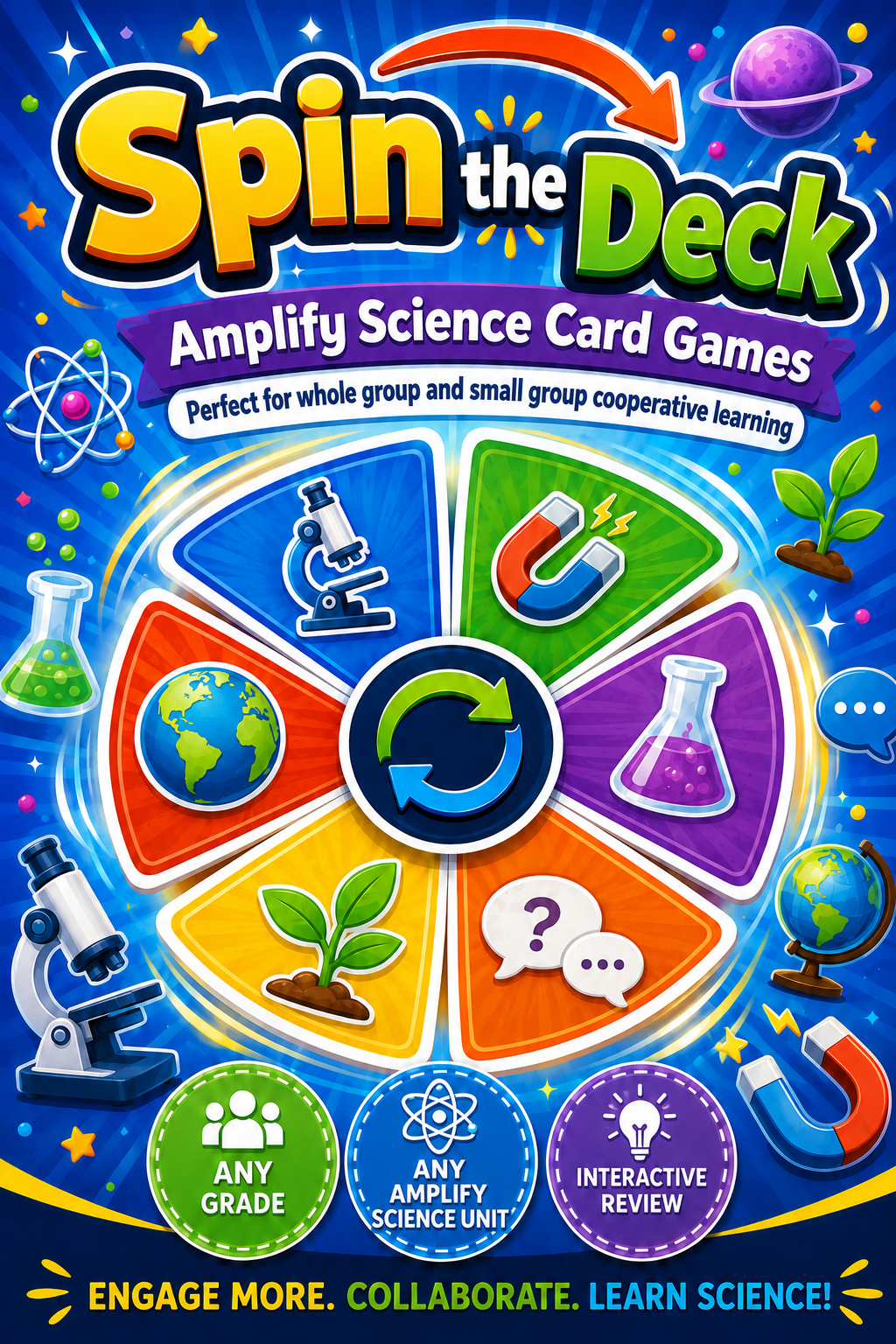 Spin the Deck – Grade 7 Amplify Science: Rock Formations cover