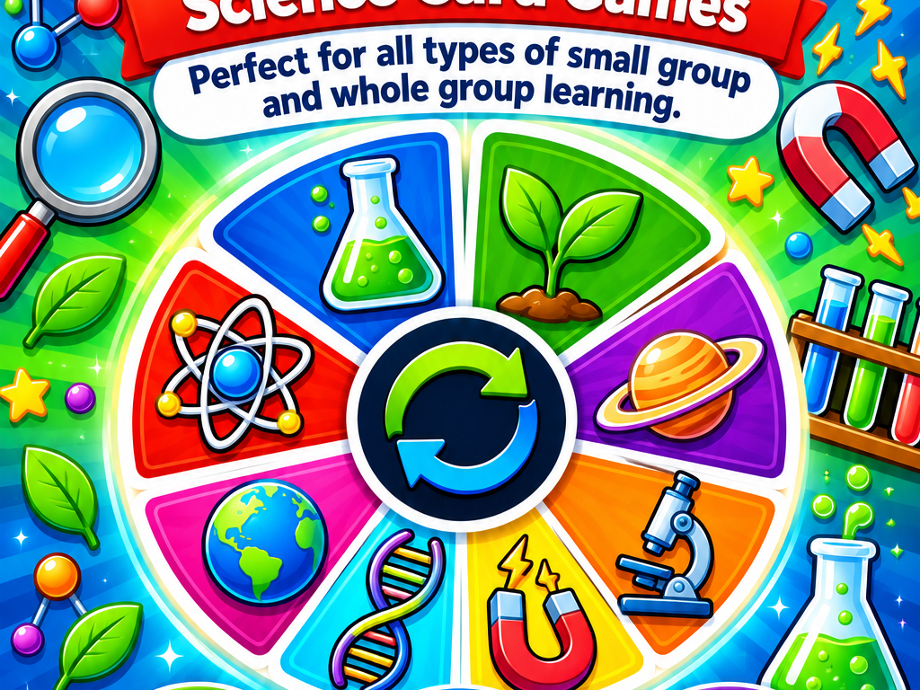 Spin the Deck – Periodic Table | Chemical Elements and Atomic Structure Science Cards