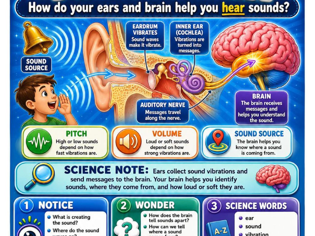 The Brain and Your Senses Science Concept Posters