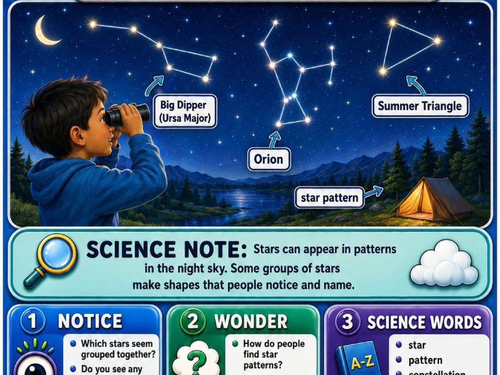 Patterns in the Sky Science Concept Posters