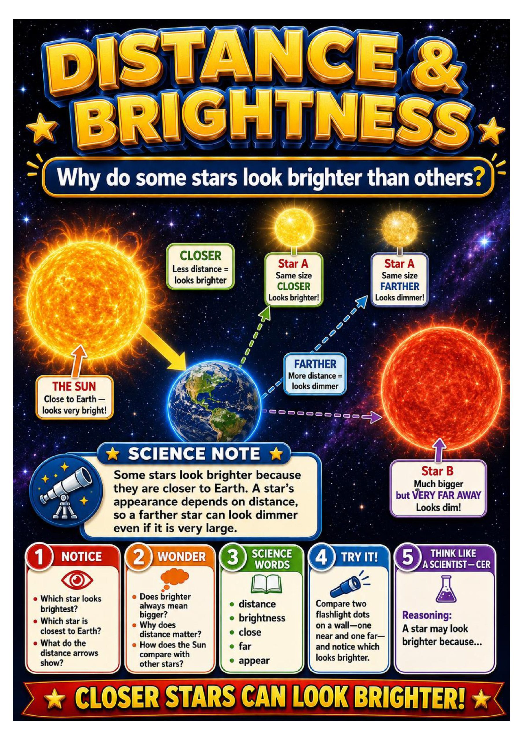 The Sun & Other Stars Science Concept Posters