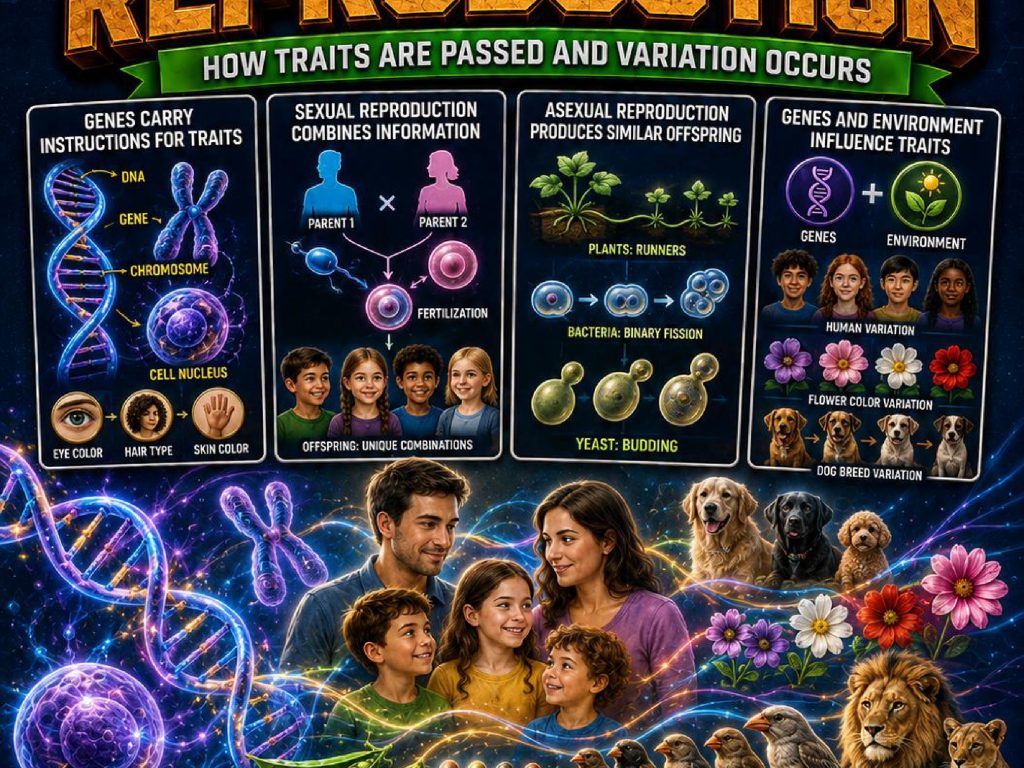 Traits and Reproduction Phenomena Poster Set