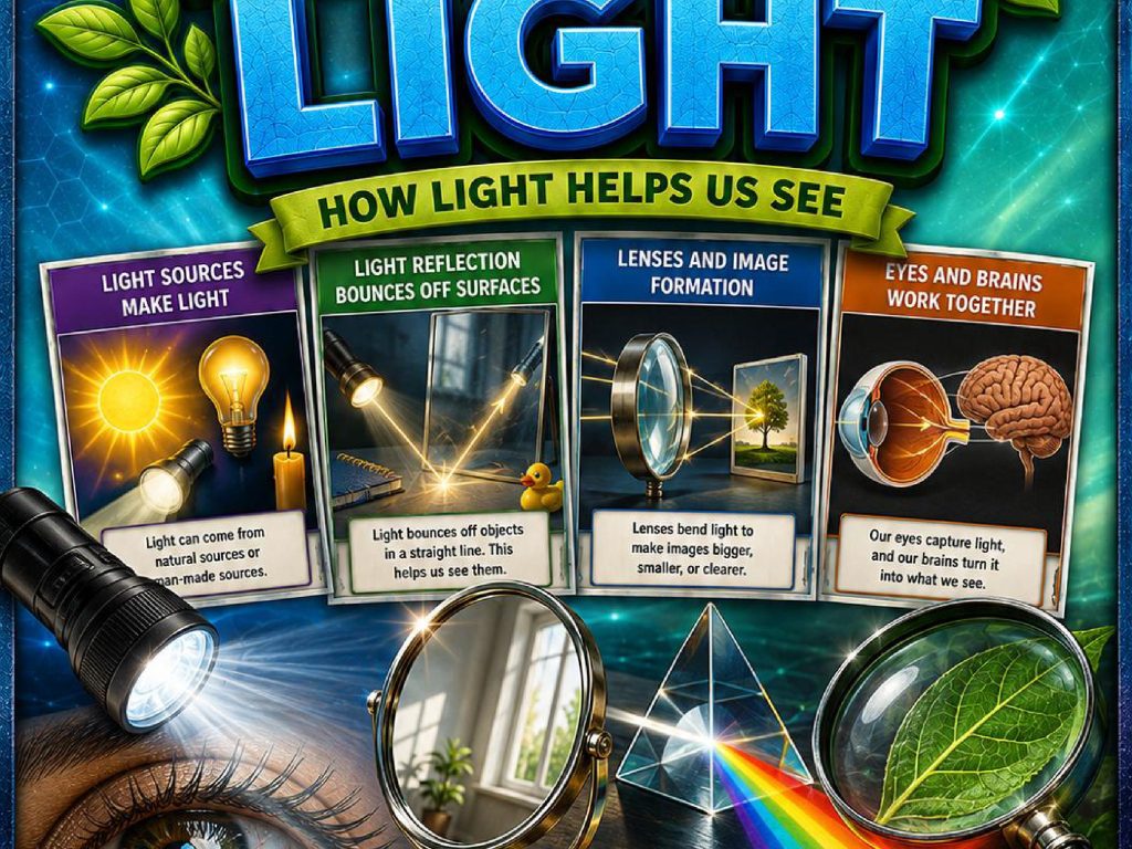 Vision and Light Phenomena Poster Set