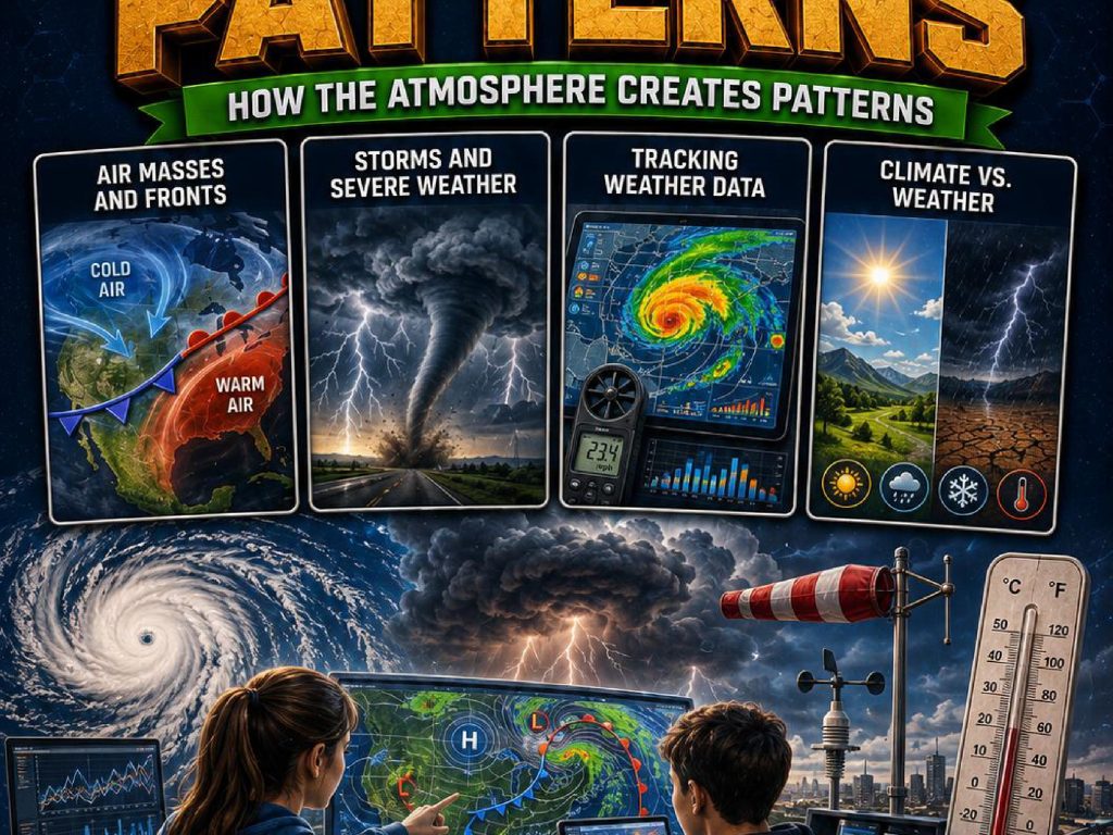 Weather Patterns Phenomena Poster Set