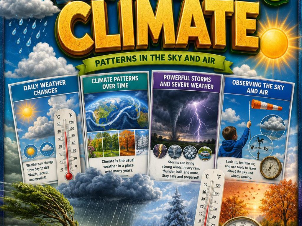 Weather and Climate Phenomena Poster Set